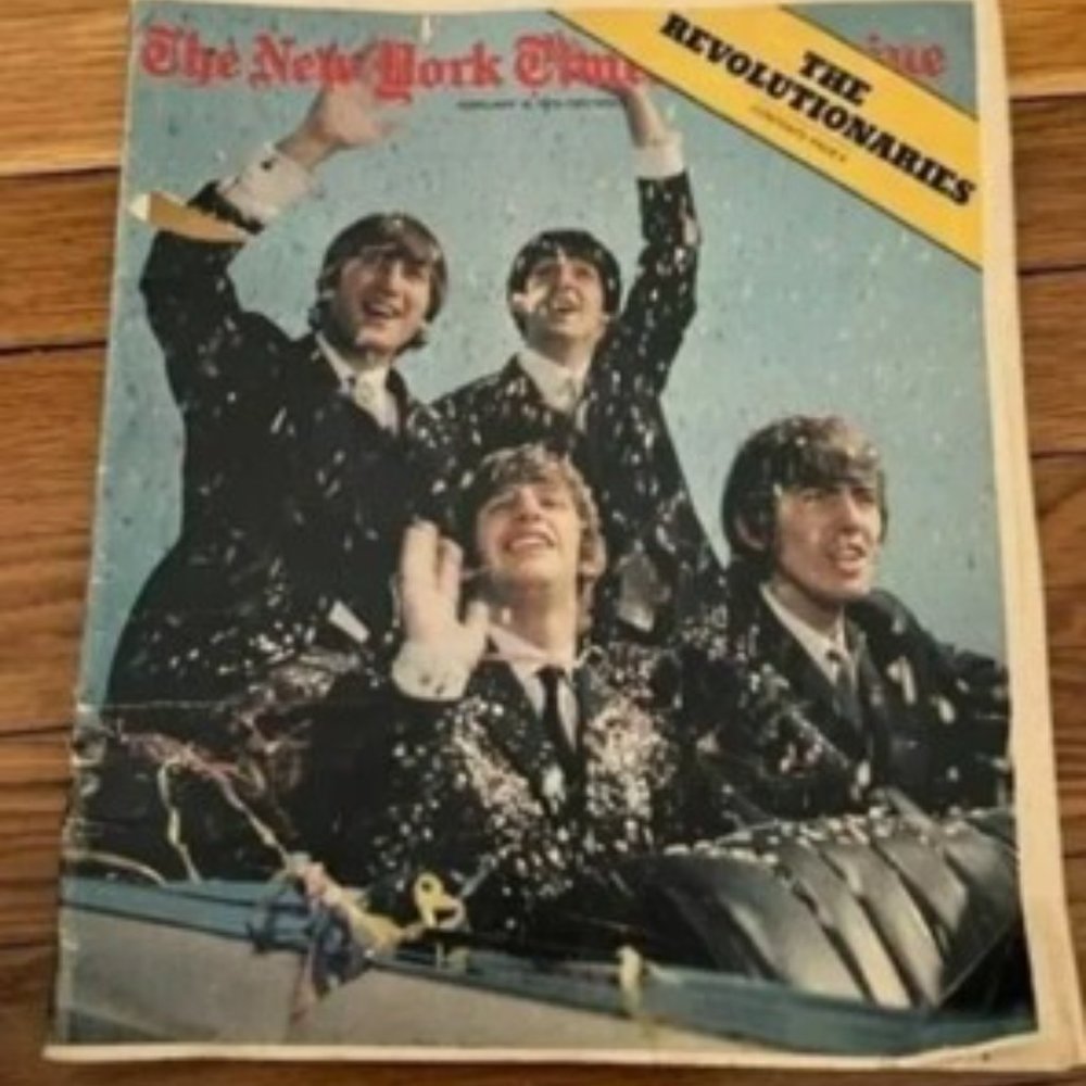 BEATLES NEW YORK TIMES Magazine Insert FEB. 16, 1975 Rare